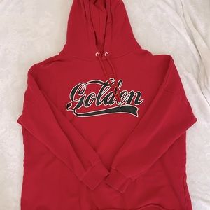 Red hoodie